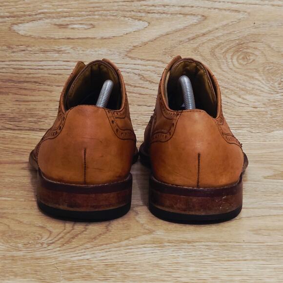 Cole Haan Air Giraldo Oxfords Dress Shoes Mens Size 11.5 Brown Leather Wingtip main image 4